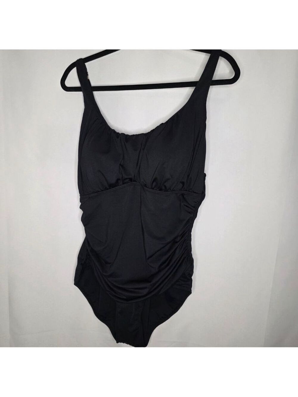 Women's Caribbean Sand Black One Piece Swimsuit 20W